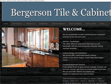 Tablet Screenshot of bergersontile.com